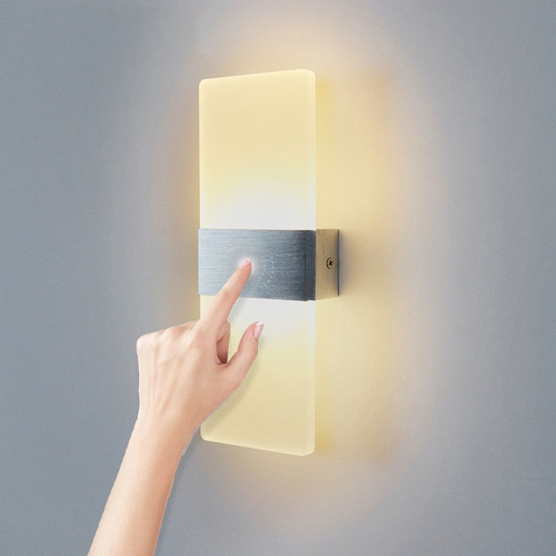 WIN LED Touch Sensor Switch Acrylic Wall Lamp