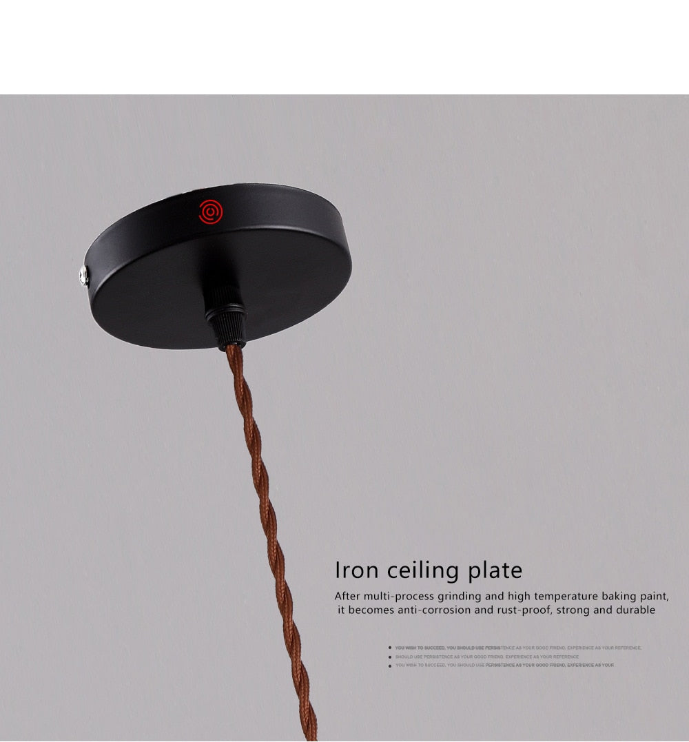 HEN Aegea Retro Glass Lampshade Pendant Lights