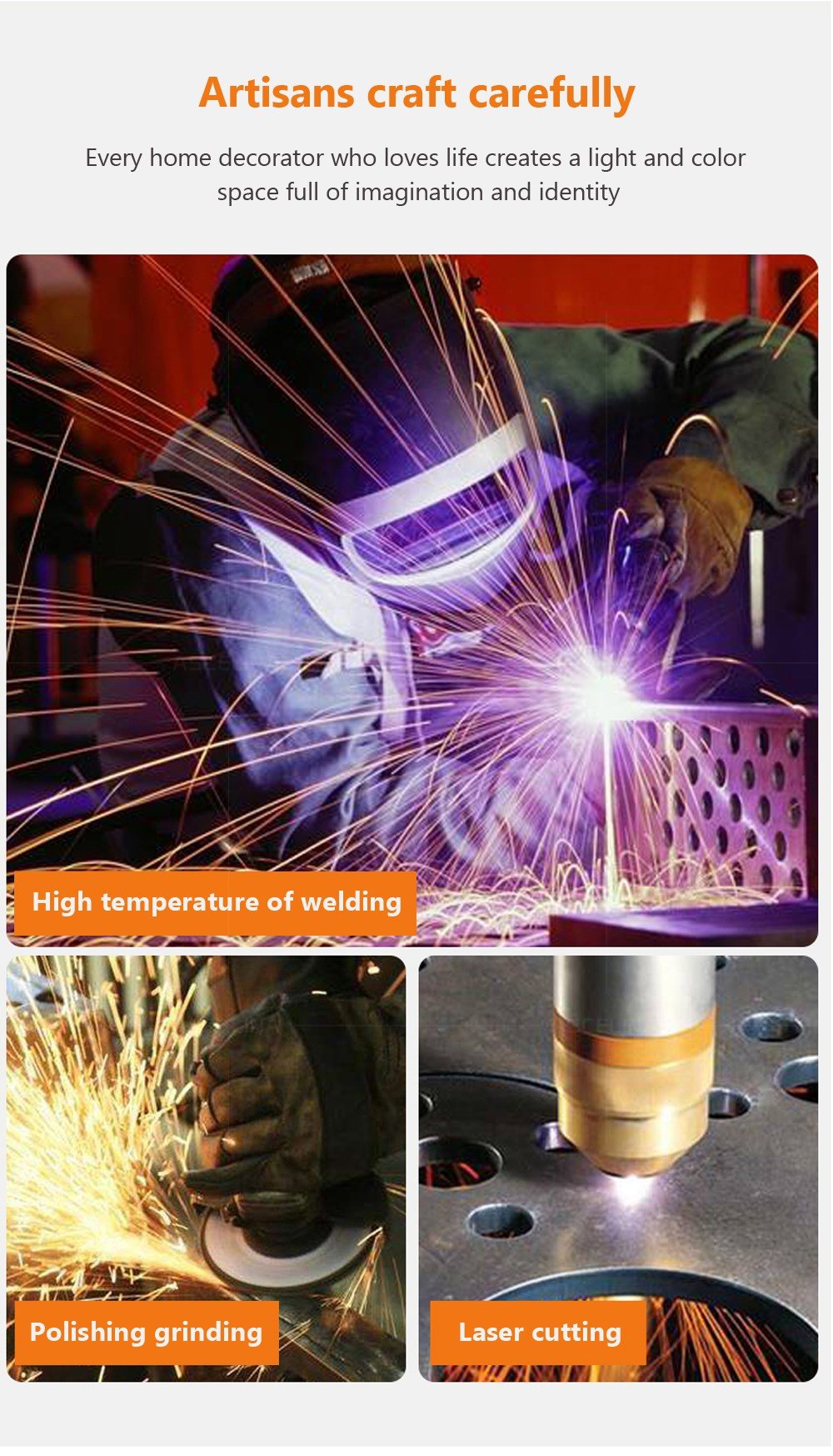 DAR Nordic LED Glass Ceiling Light White Ball Creative Golden