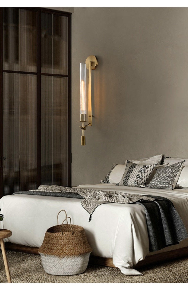 WIN Indoor Post Modern Classical LED Lights Luxury Wall Lamp