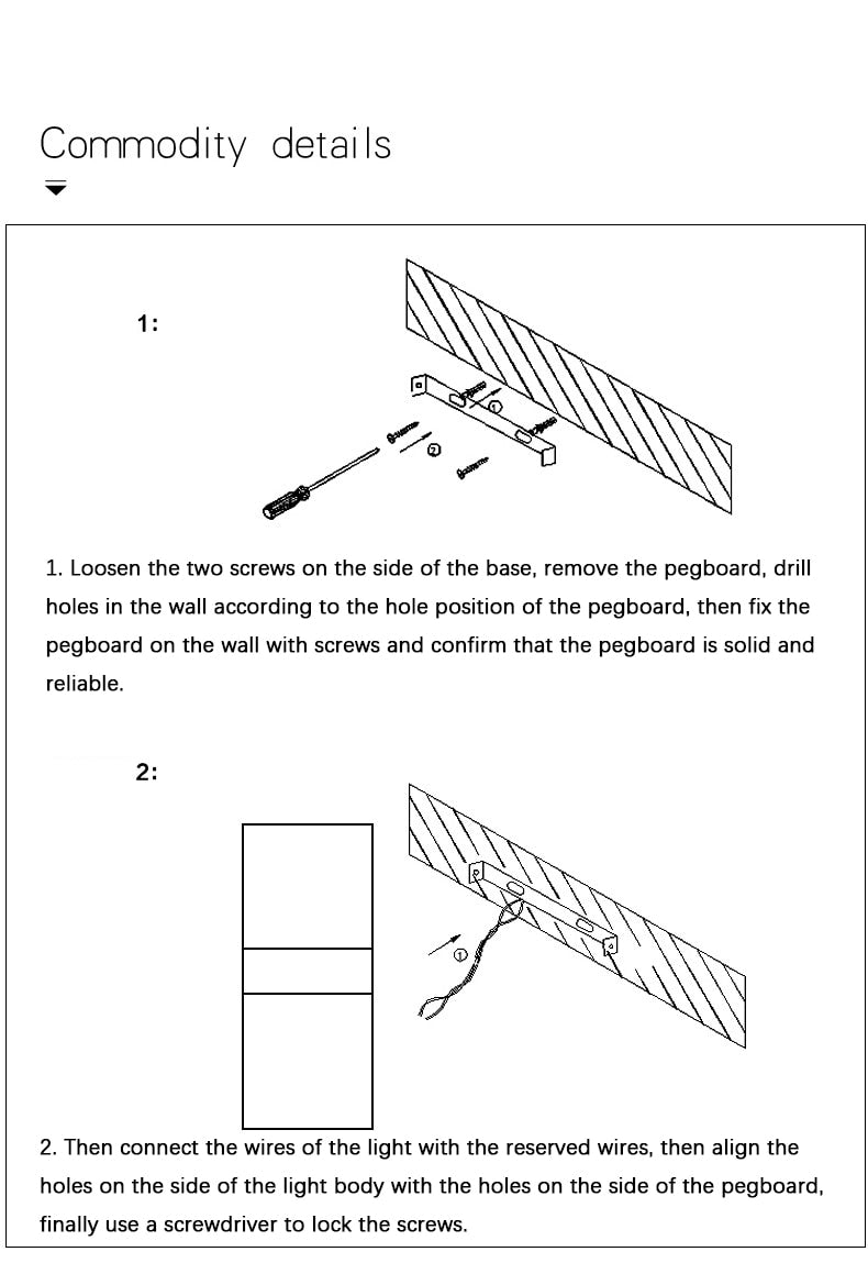 WIN LED Touch Sensor Switch Acrylic Wall Lamp