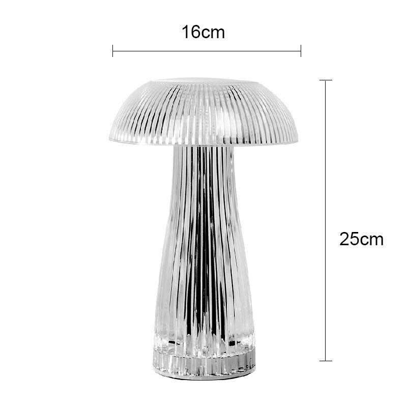 BAN Jellyfish lampshade LED night light table lamp