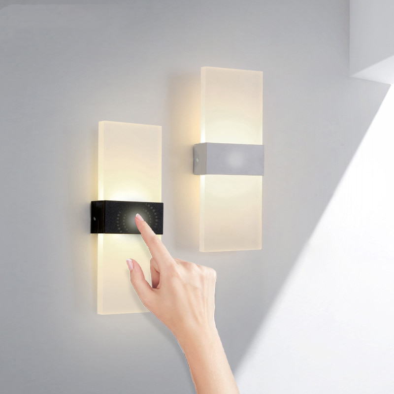 WIN LED Touch Sensor Switch Acrylic Wall Lamp