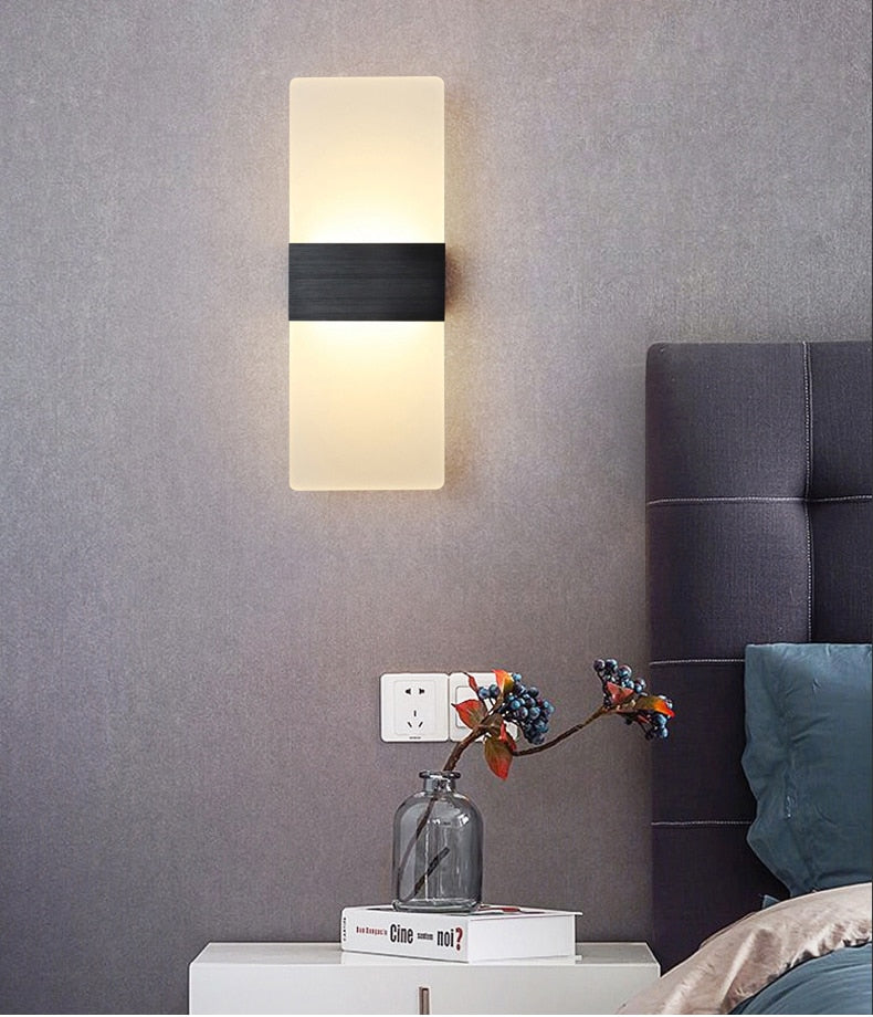 WIN LED Touch Sensor Switch Acrylic Wall Lamp