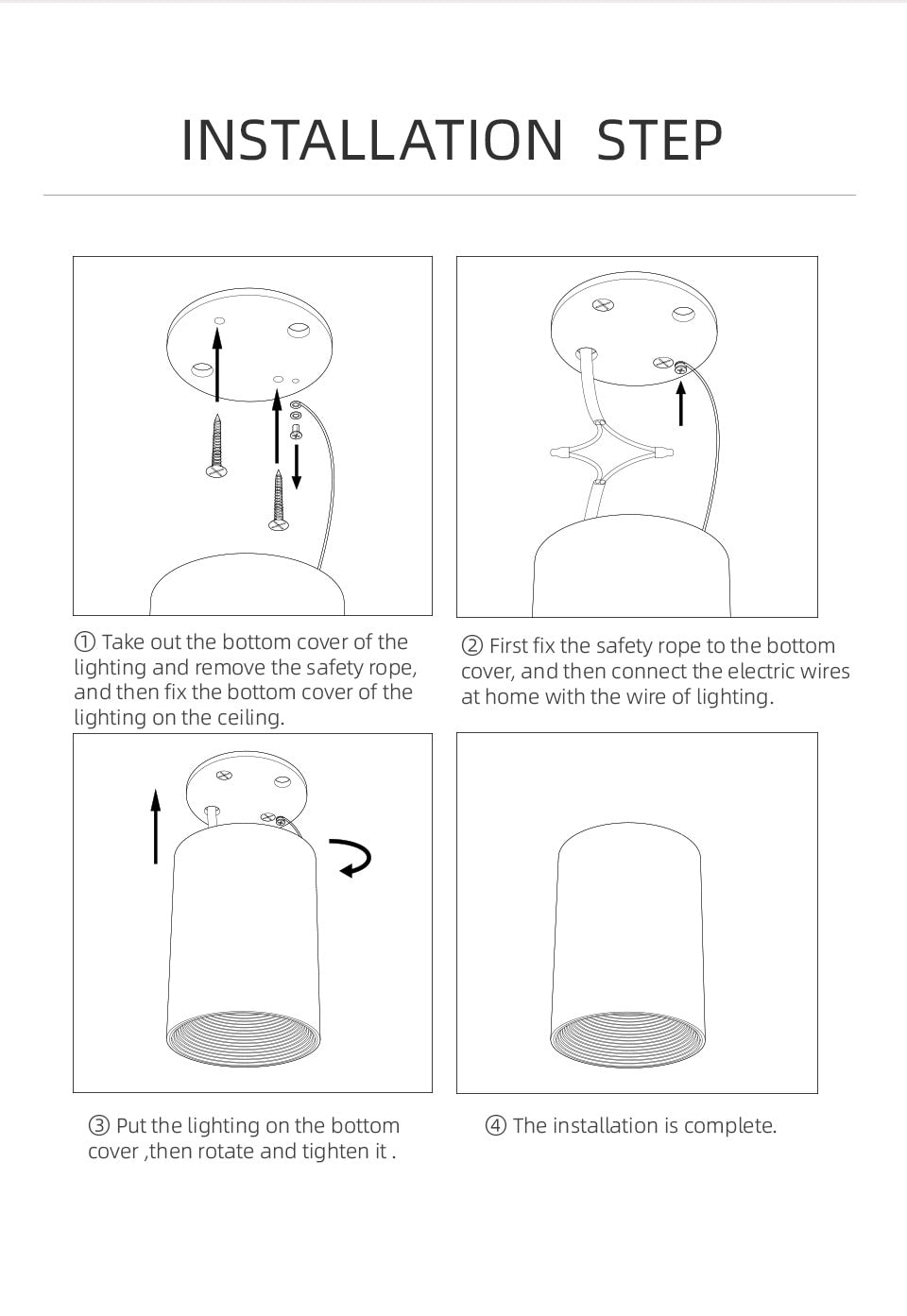 AiS LED Surface Mounted Spotlight Matte Aluminum 7W CRI 97 Downlight Anti-glare