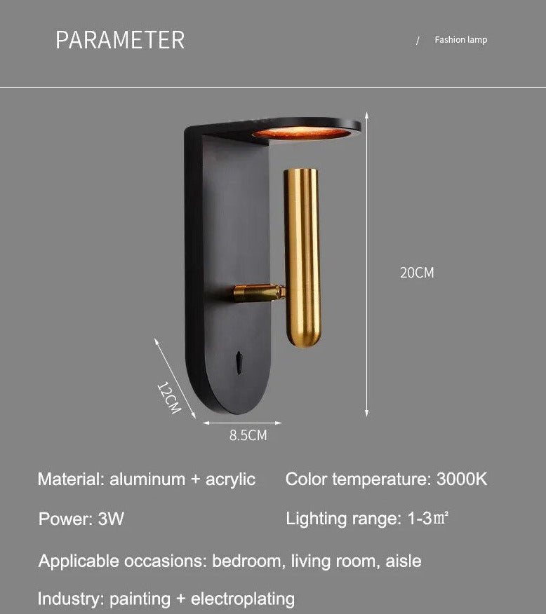 350° Nordic Flame Effect Wall Atmosphere Decorative Wall Lights