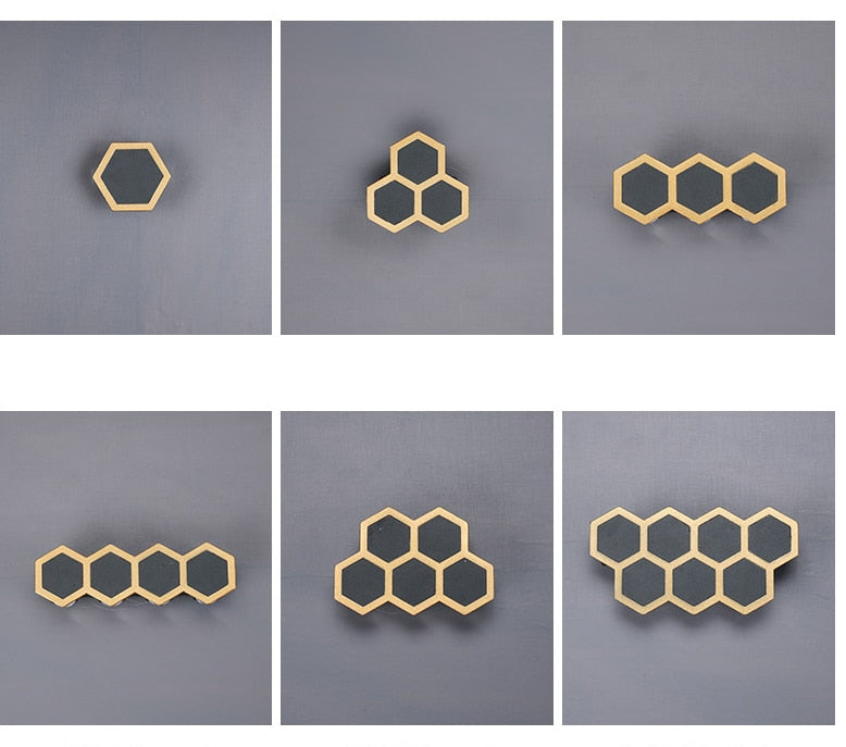 WIN LED Waterproof Hexagonal Outdoor IP65 Wall Light Up And Down Double-headed