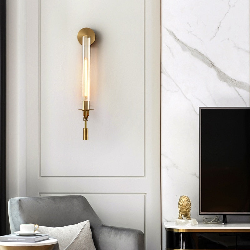 WIN Indoor Post Modern Classical LED Lights Luxury Wall Lamp