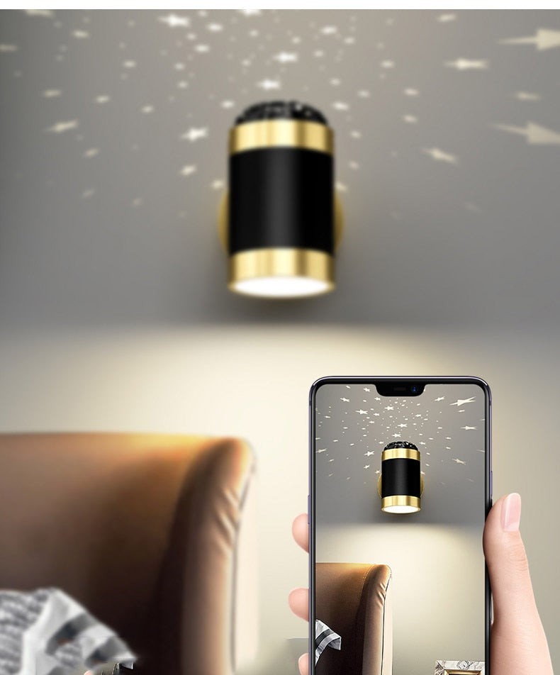 WIN Folding Rotation Stars Sky Wall Light