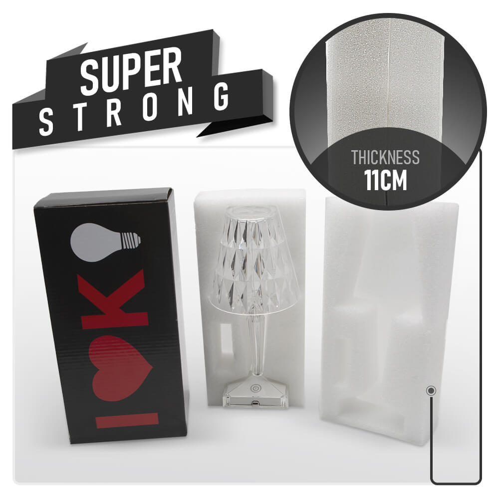 PQ LED Diamond Crystal Projection Night Lights USB Charging Touch Control