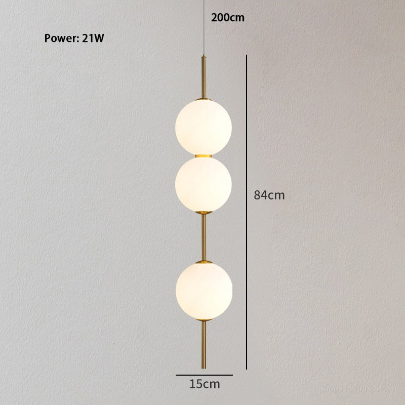 Adiella Pendant Lights Grape luster Glass Ball