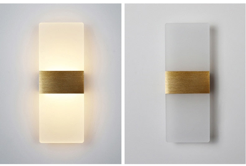 WIN LED Touch Sensor Switch Acrylic Wall Lamp