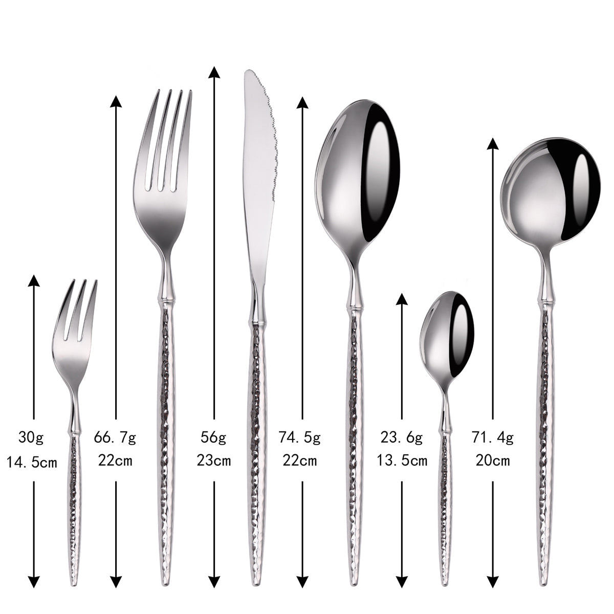 Siv Silver Luxury Cutlery Set