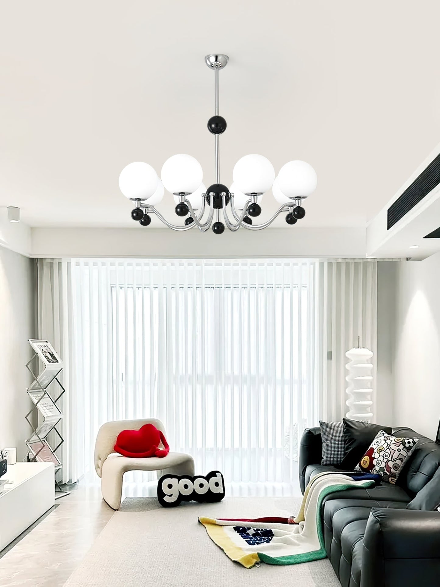 Warriors Chrome Chandelier