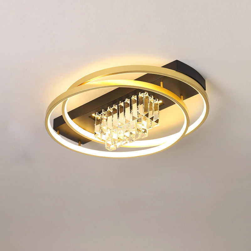 WOMO Crystal Square/Circular LED Ceiling Light-WM1071
