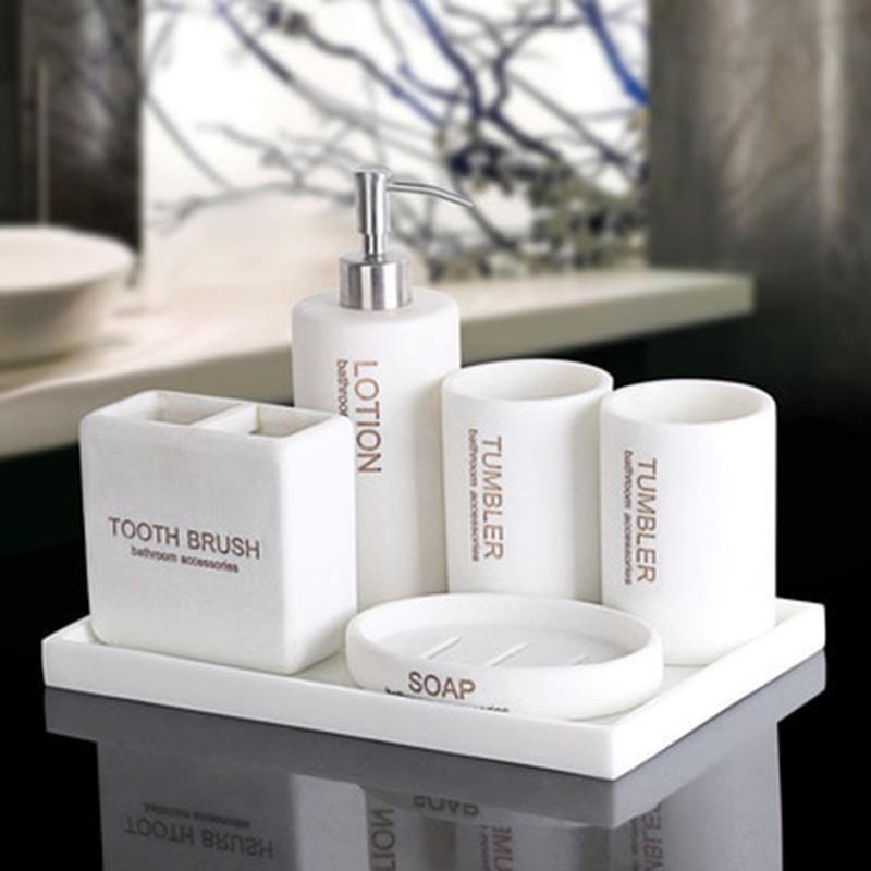 HomeQuill‚Ñ¢ Modern Minimalist Bathroom Set - Nordic Side -