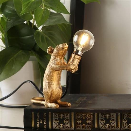 HomeQuill‚Ñ¢ Mouse Table Lamp - Nordic Side -