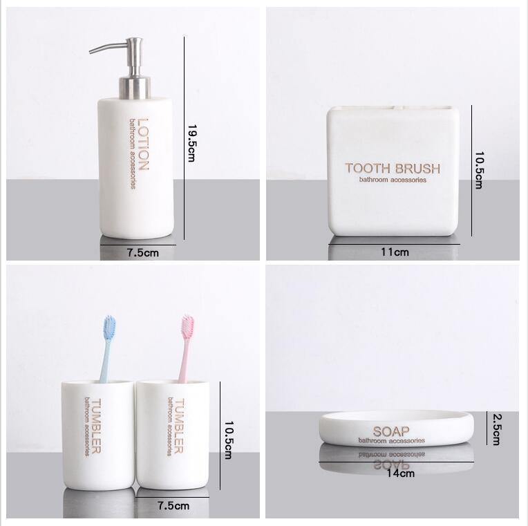 HomeQuill‚Ñ¢ Modern Minimalist Bathroom Set - Nordic Side -