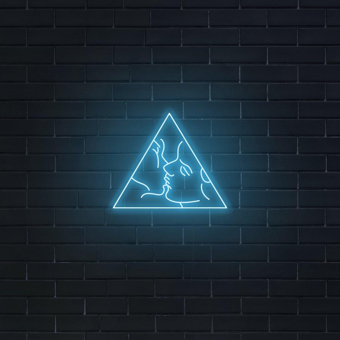 'Kiss' LED Neon Sign