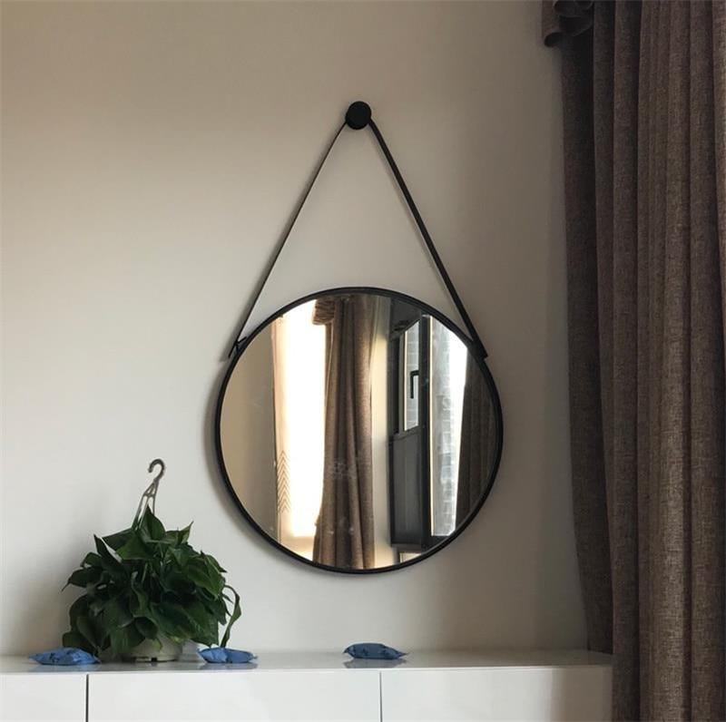 Zenith - Round Hanging Mirror - Nordic Side - 07-10, bathroom-collection, feed-cl0-over-80-dollars