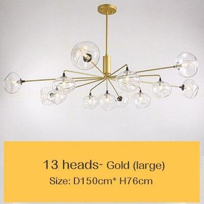 Nordic Natural Glass Chandelier - Nordic Side -