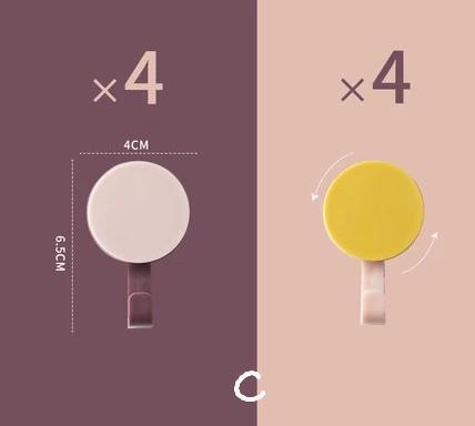 8PCS Nordic Wall Hooks - Nordic Side -