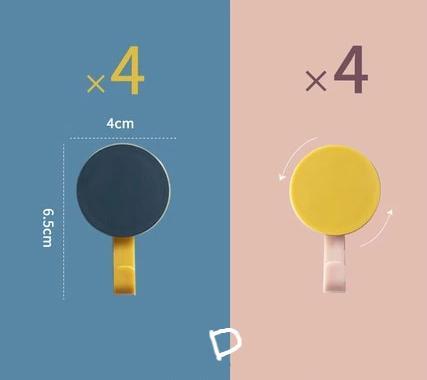 8PCS Nordic Wall Hooks - Nordic Side -