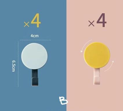 8PCS Nordic Wall Hooks - Nordic Side -