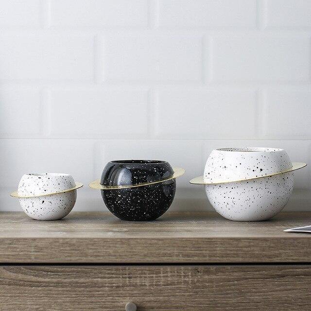 3Pcs Set Planet Ceramic Vase - Nordic Side -