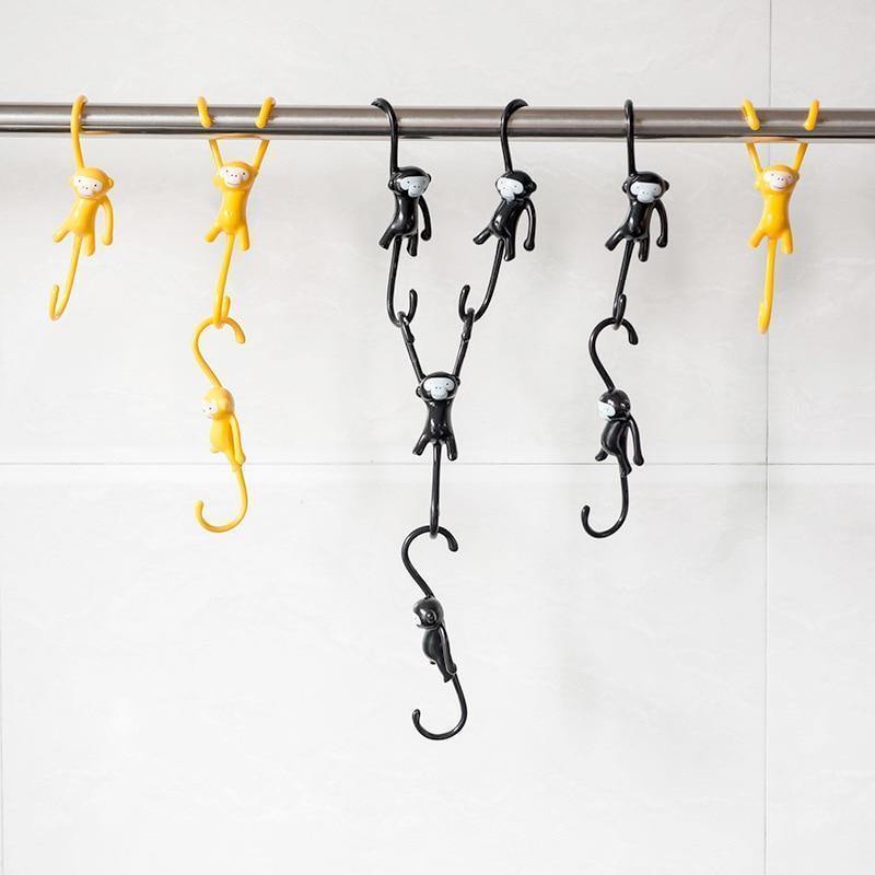 2PCS Cute Monkey Hooks - Nordic Side -