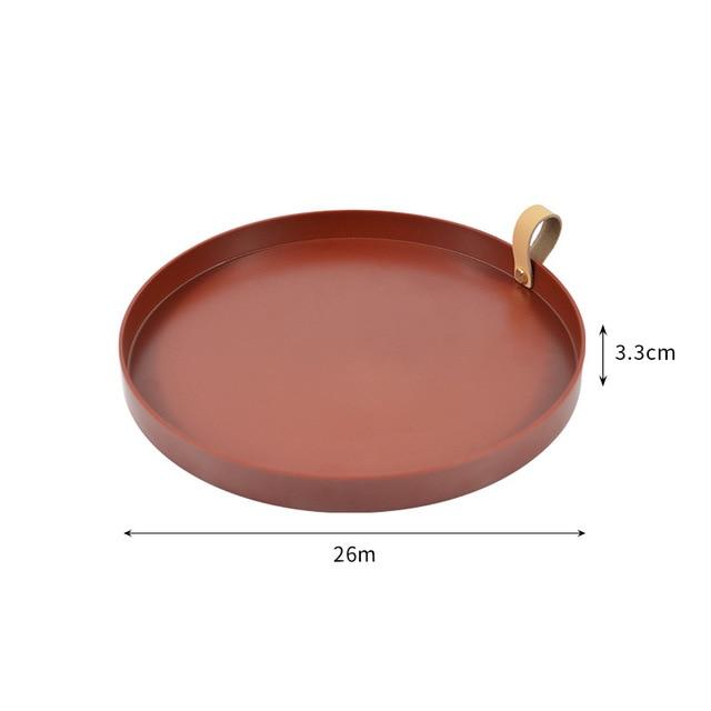 Round Elegant Round Tray Organizer