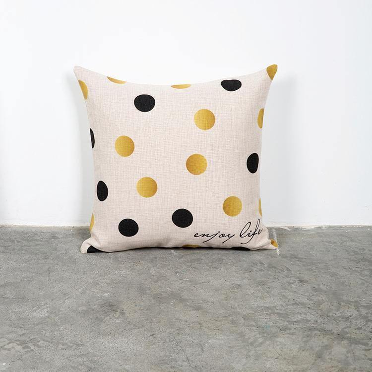Black & Gold Cushions - Nordic Side -
