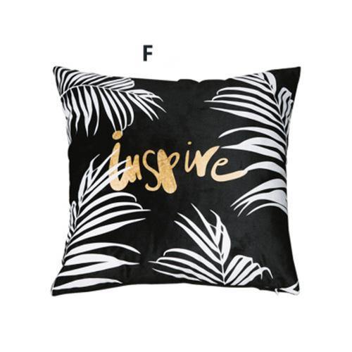 Plush Geometric Scandi Cushion - Nordic Side -