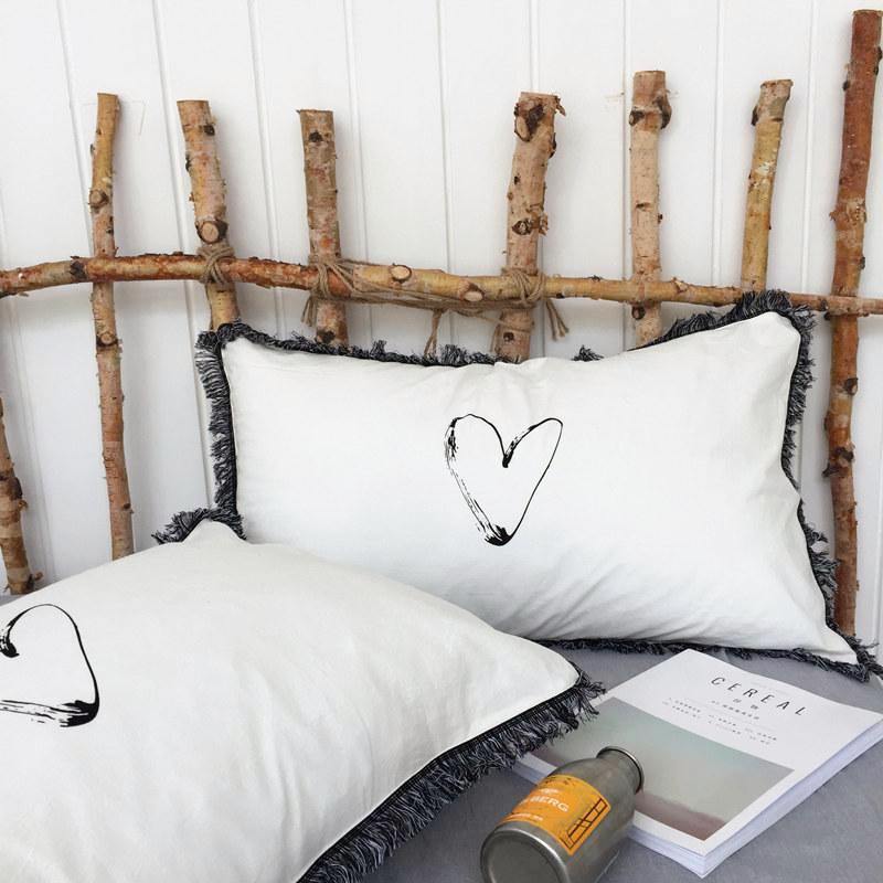 Hearty Tassels Pillow Cases (2 Pieces Set) - Nordic Side -