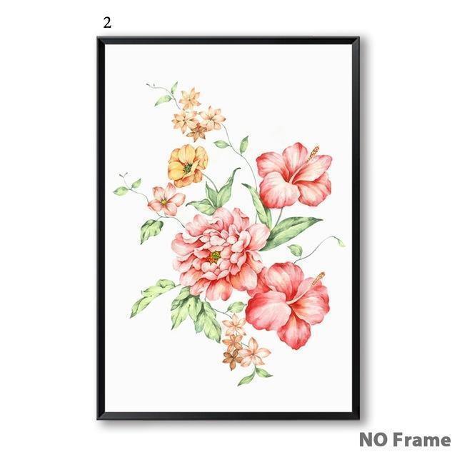 Watercolour Peony - Nordic Side -