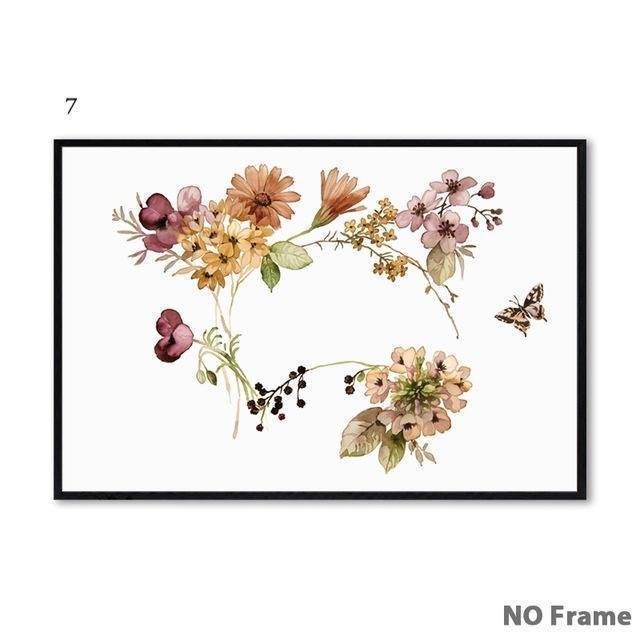 Watercolour Peony - Nordic Side -