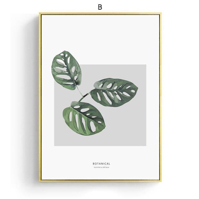 Watercolour Plant Wallarts - Nordic Side -