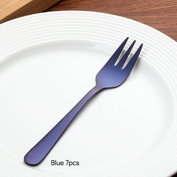 Metal Dessert Fork - Nordic Side -