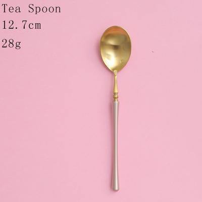 1 Pc Pink & Gold Cutlery - Nordic Side -