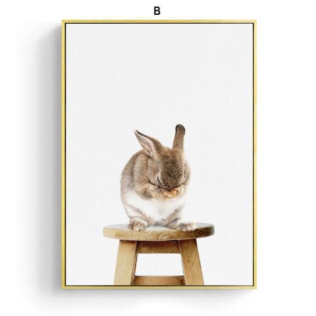 Fluffy Baby Rabbit - Nordic Side -