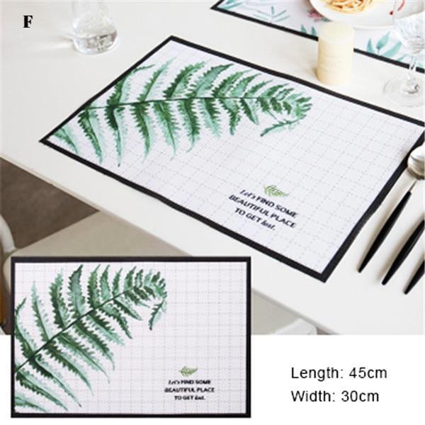 Tropical Table Mat - Nordic Side -