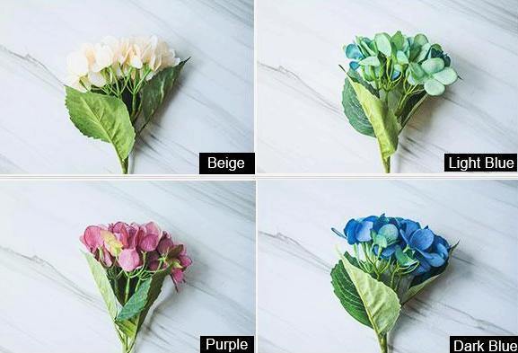 Silk Artificial Hydrangea - Nordic Side -