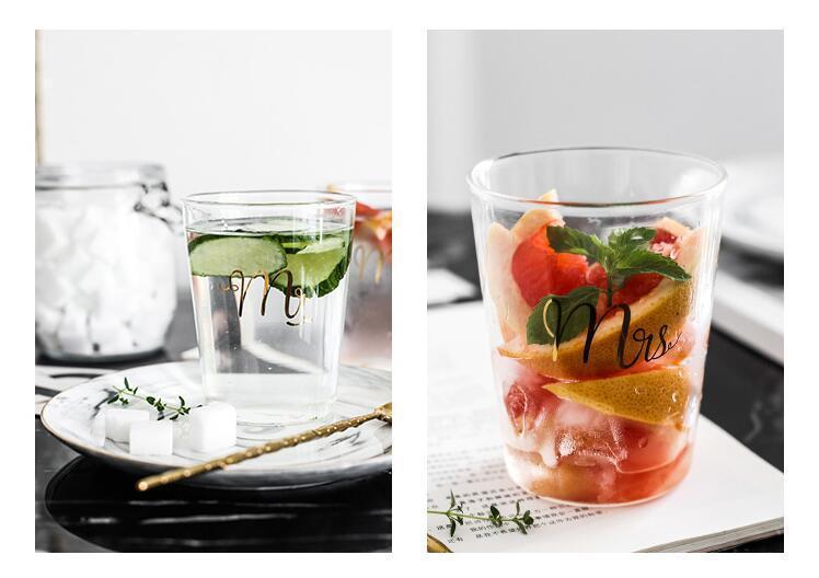 Mrs and Mr Glass Cups - Nordic Side -