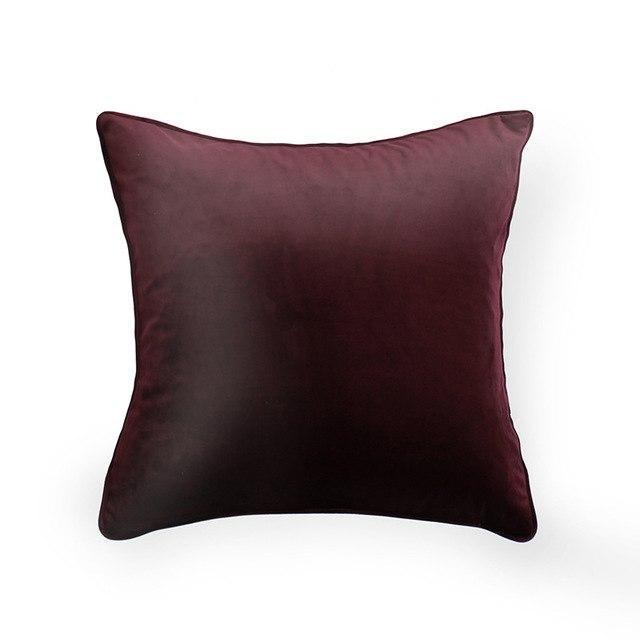 Piped Edge Velvet Cushion Cover - Nordic Side -