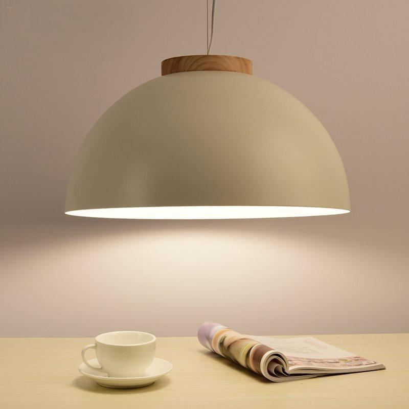 White Dom Pendant Light - Nordic Side -