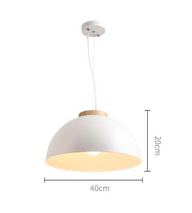 White Dom Pendant Light - Nordic Side -