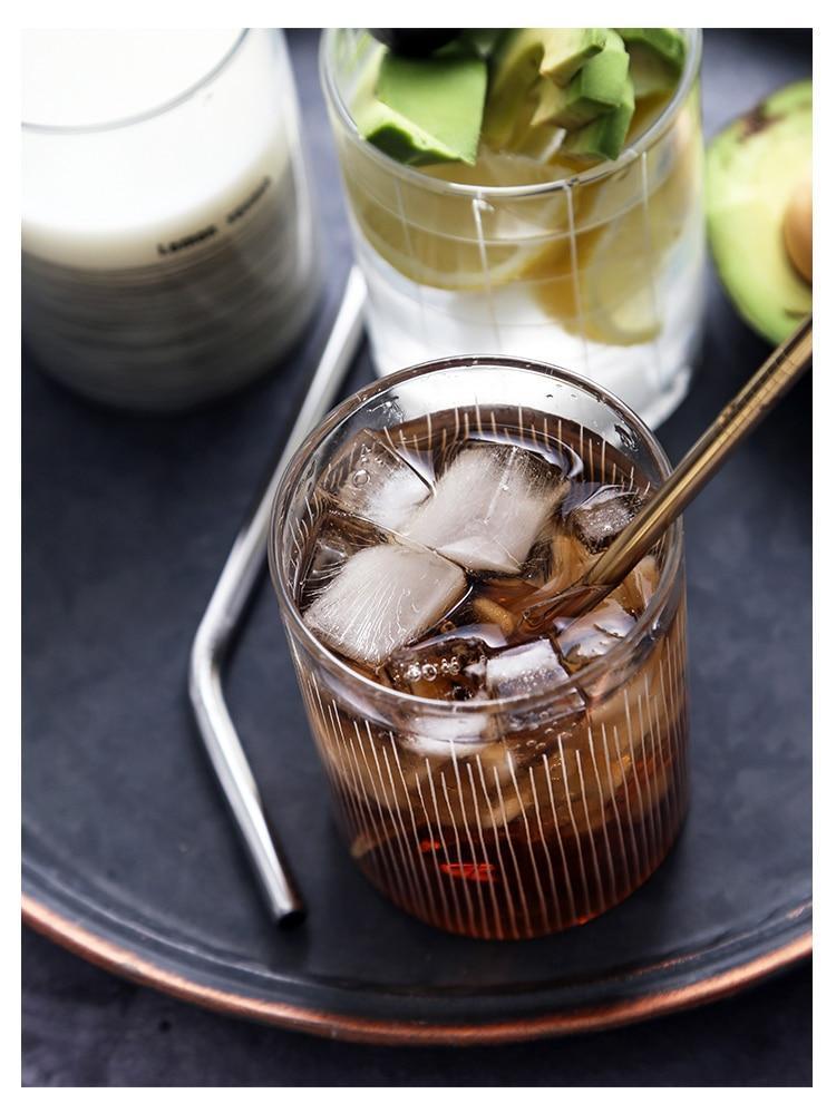 Grid Glass Cup - Nordic Side -