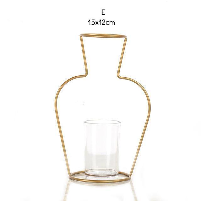 Golden Iron Vases - Nordic Side -