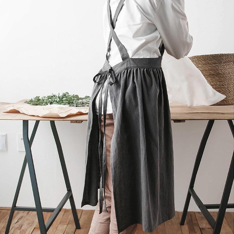 Washed Cotton Apron - Nordic Side -