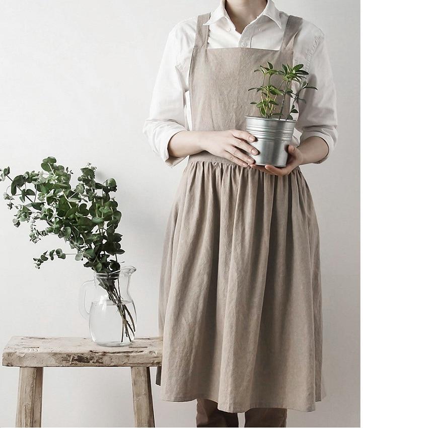 Washed Cotton Apron - Nordic Side -